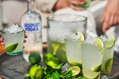 Caipiroska com Vodka Importada